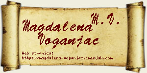 Magdalena Voganjac vizit kartica